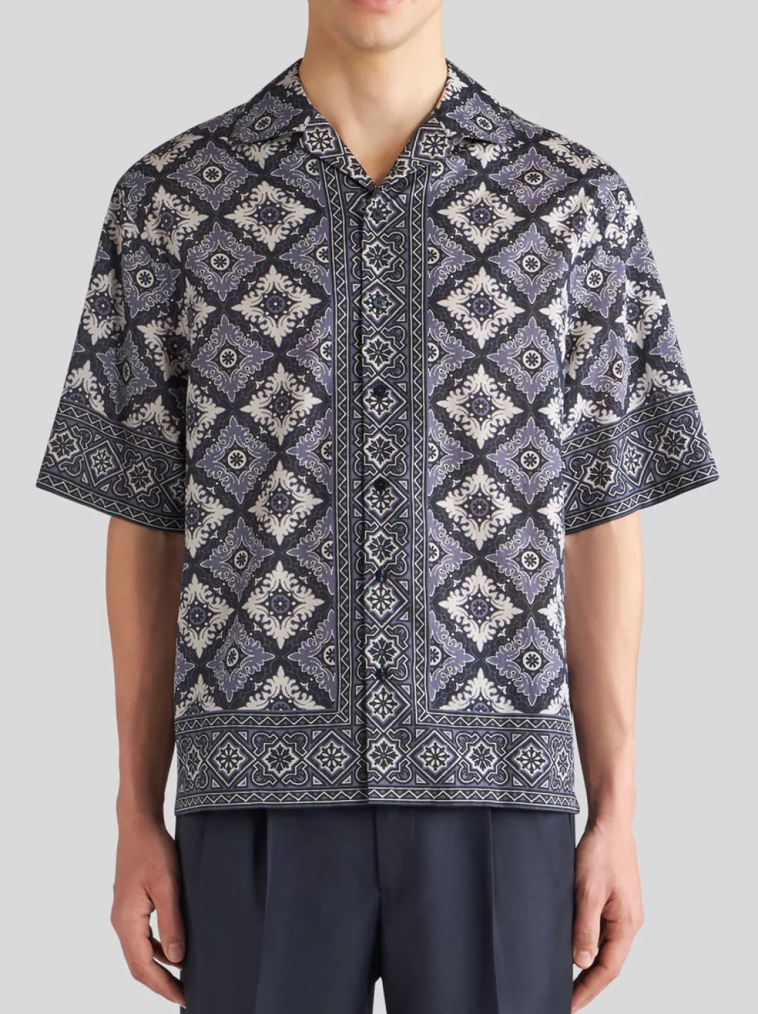 New PRINTED COTTON BOWLING SHIRT | Shirts