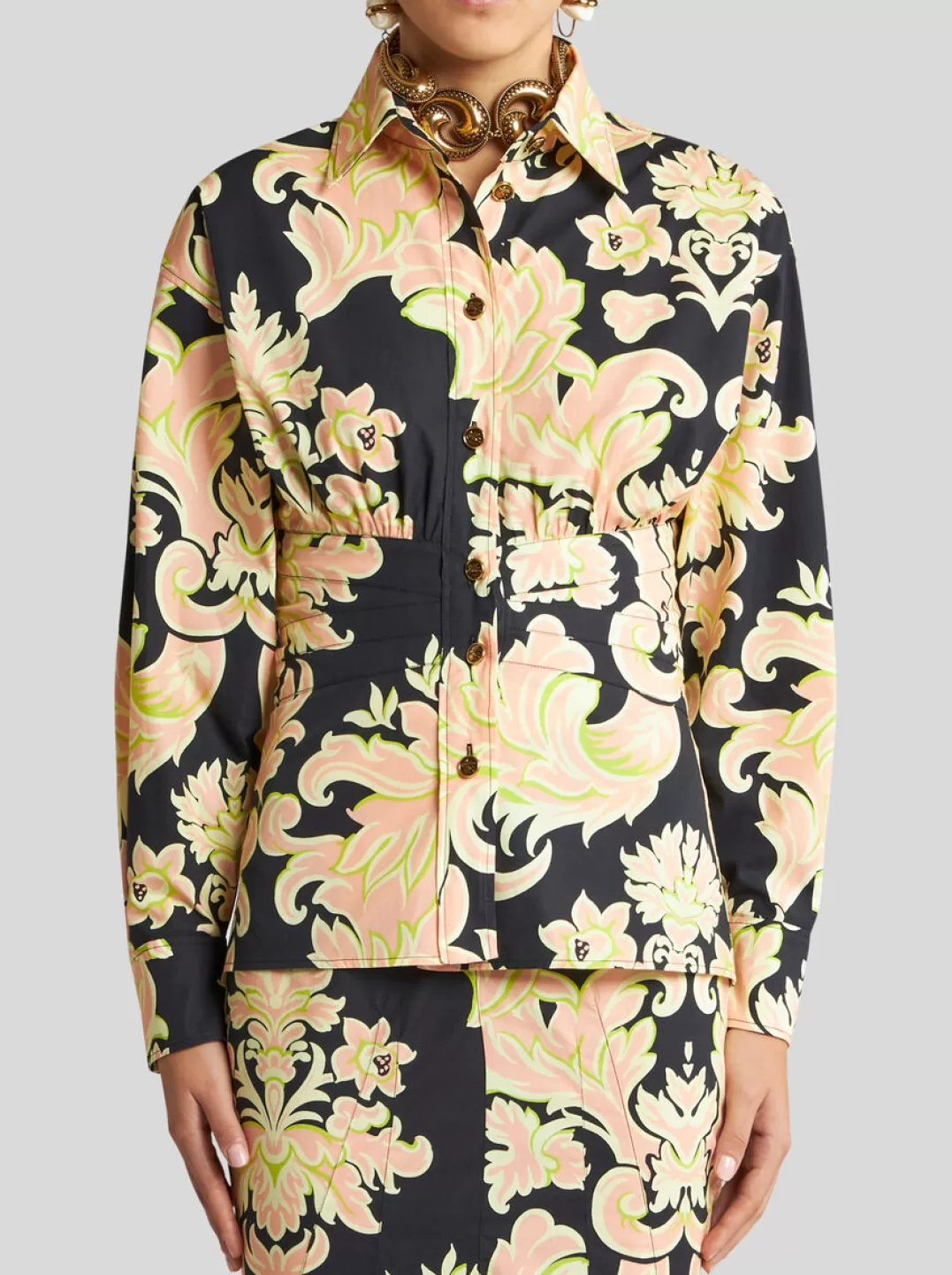 Outlet PRINTED COTTON SHIRT | Women Shirts and Blouses