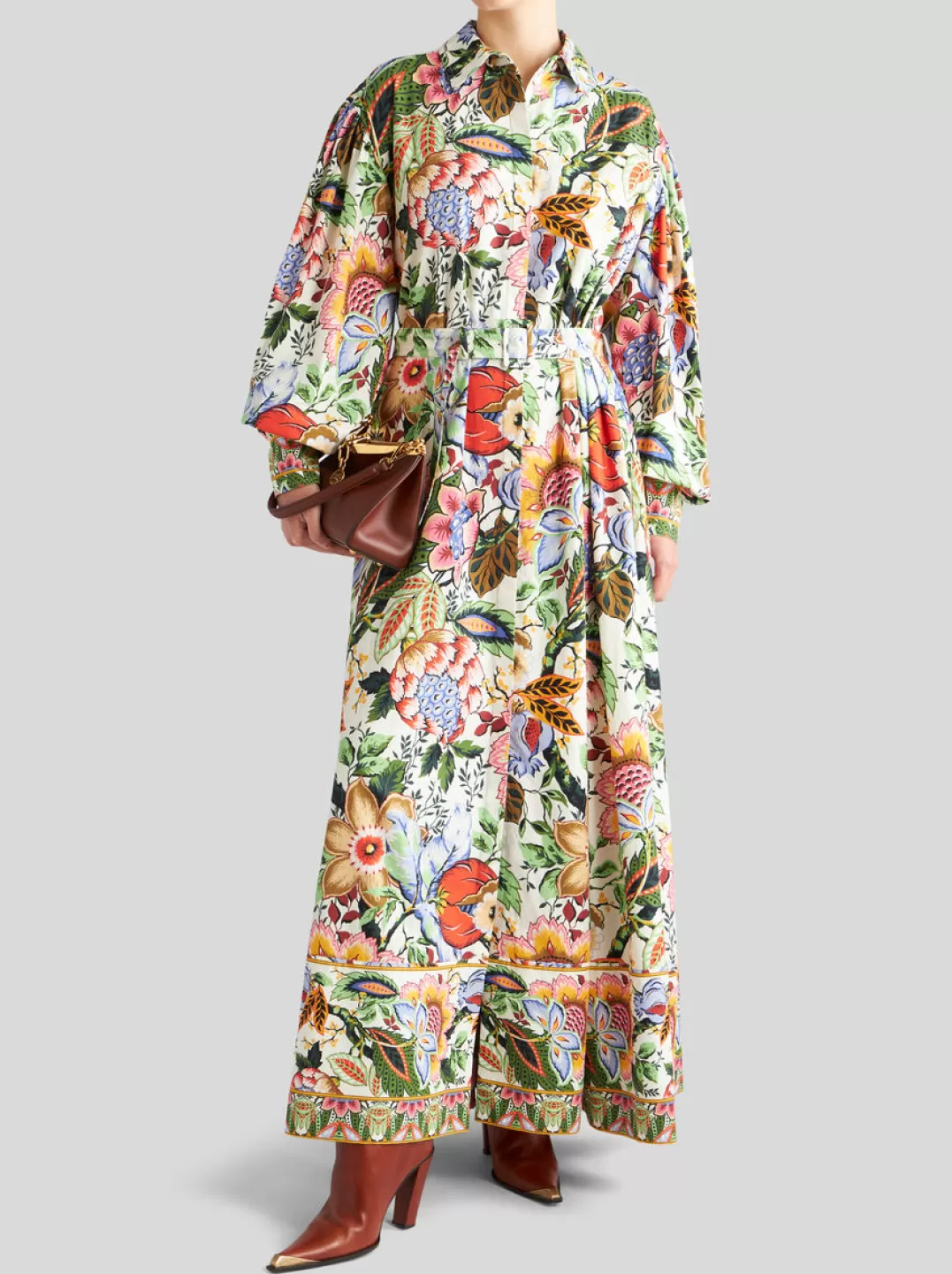 Fashion PRINTED COTTON SHIRT DRESS | Women Dresses