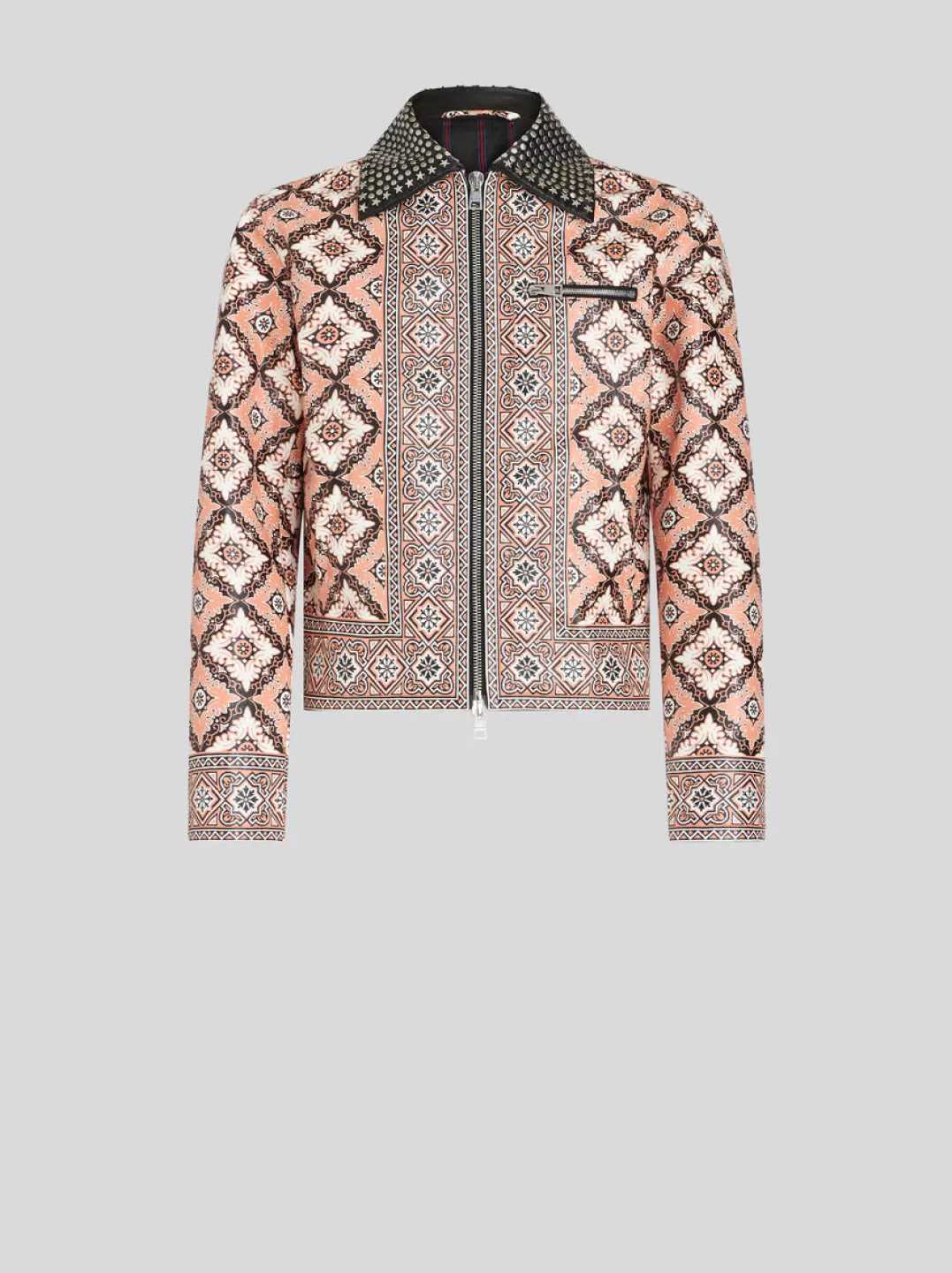 Shop PRINTED JACKET WITH STUDS | Coats and Outerwear