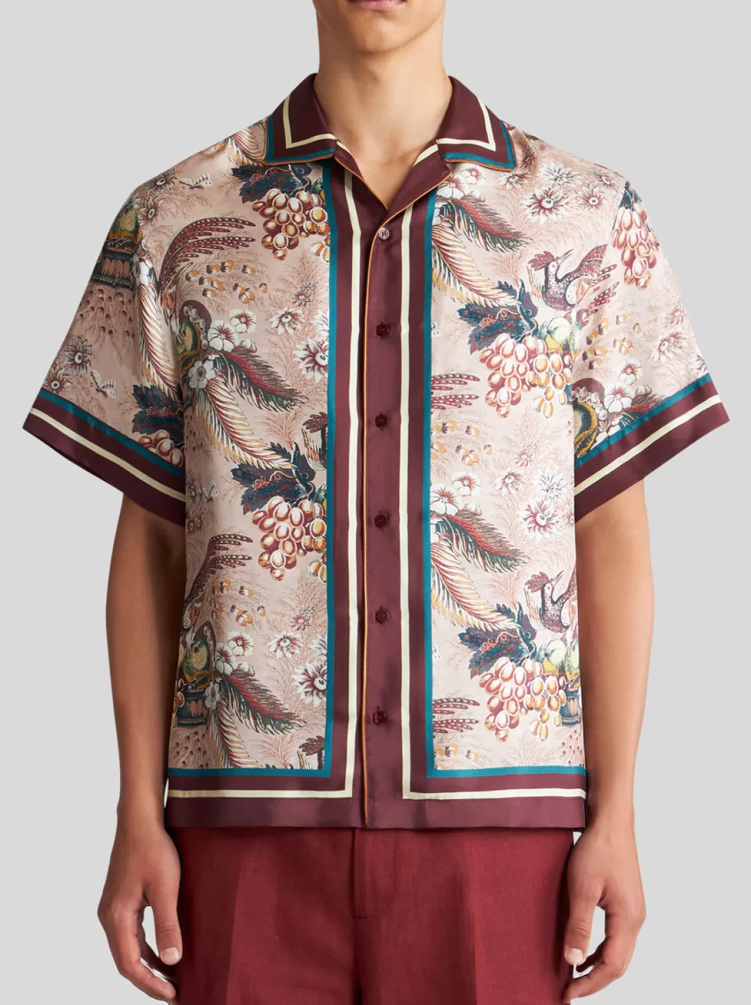 Best PRINTED SILK BOWLING SHIRT | Shirts