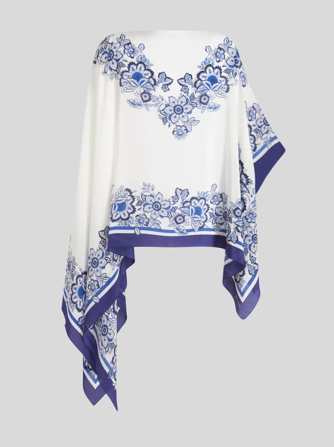 Online PRINTED SILK SHRUG SCARF | Women Scarves and Silk | Capes and Ponchos