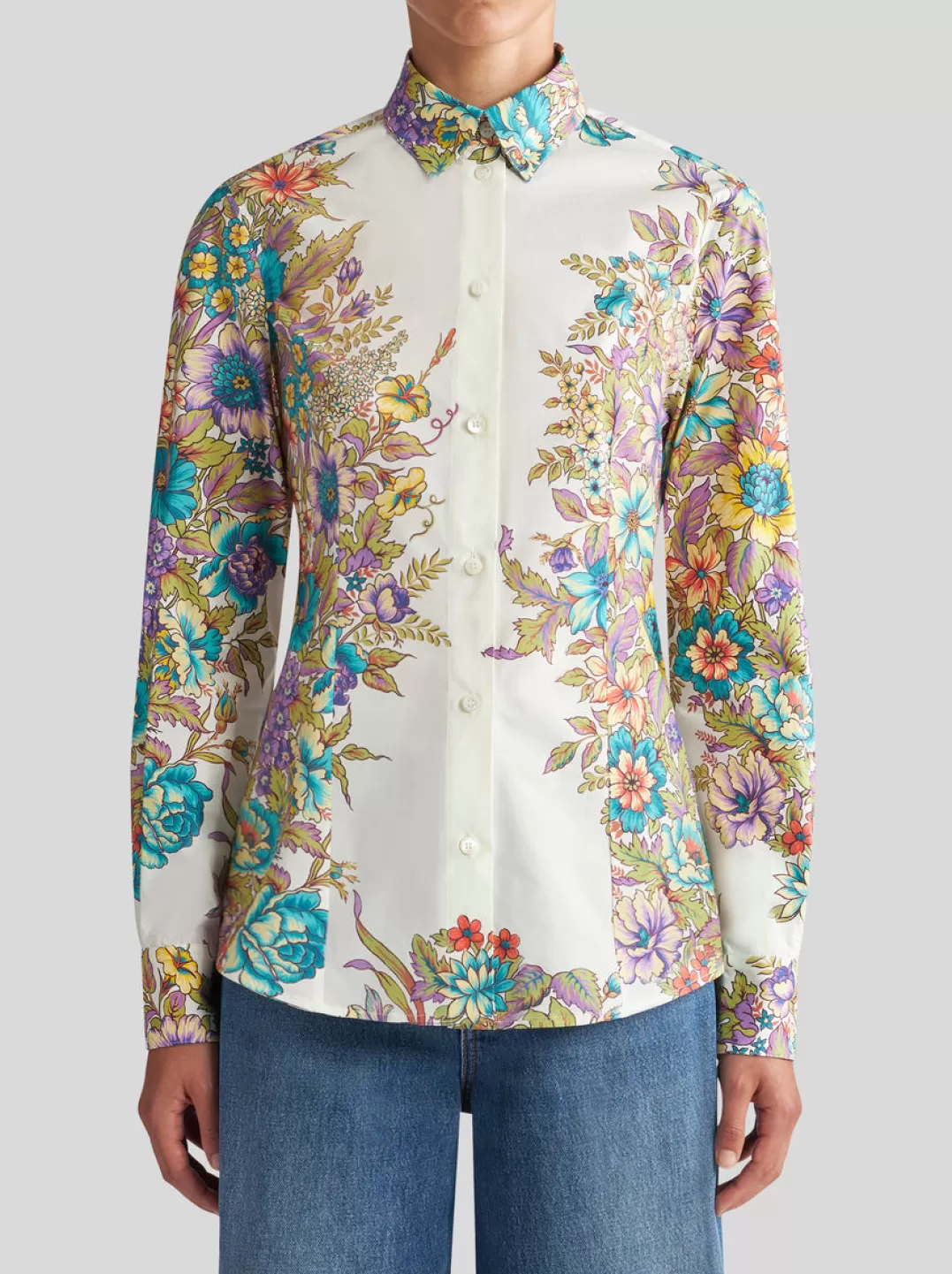 Fashion Printed Slim-fit Shirt | Women | | Women Shirts and Blouses