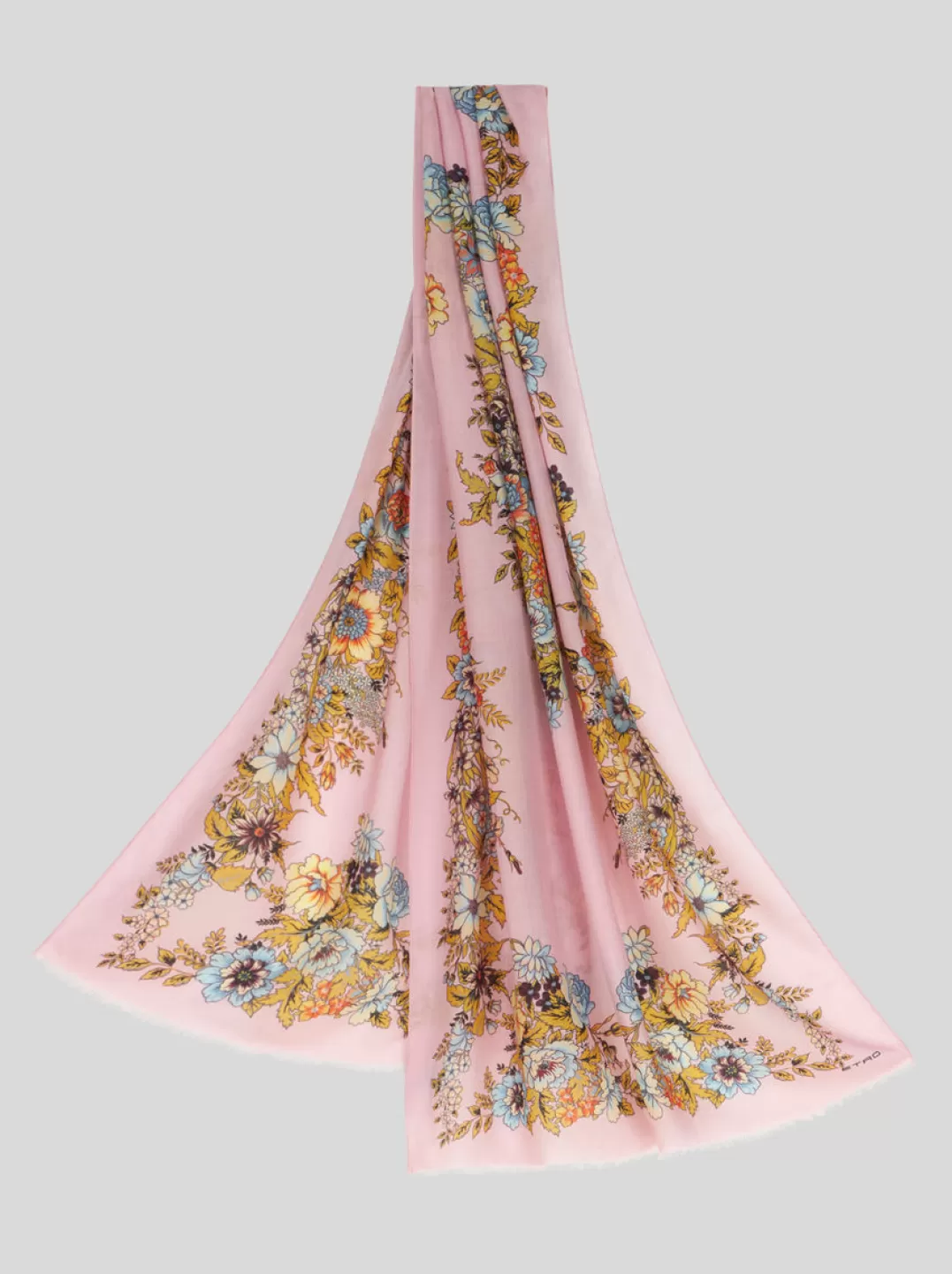 Best Scarf With Placed Bouquet Print | Women | | Women Scarves and Silk