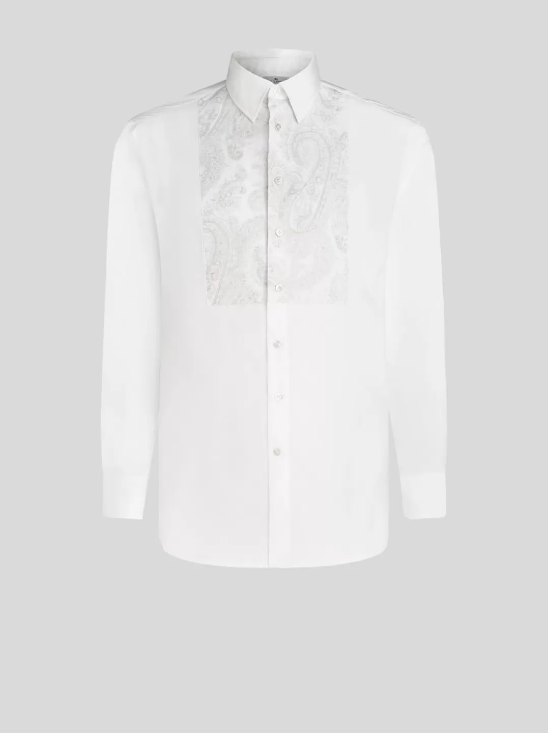 Sale Shirt With Embroidered Plastron | Men | | Shirts