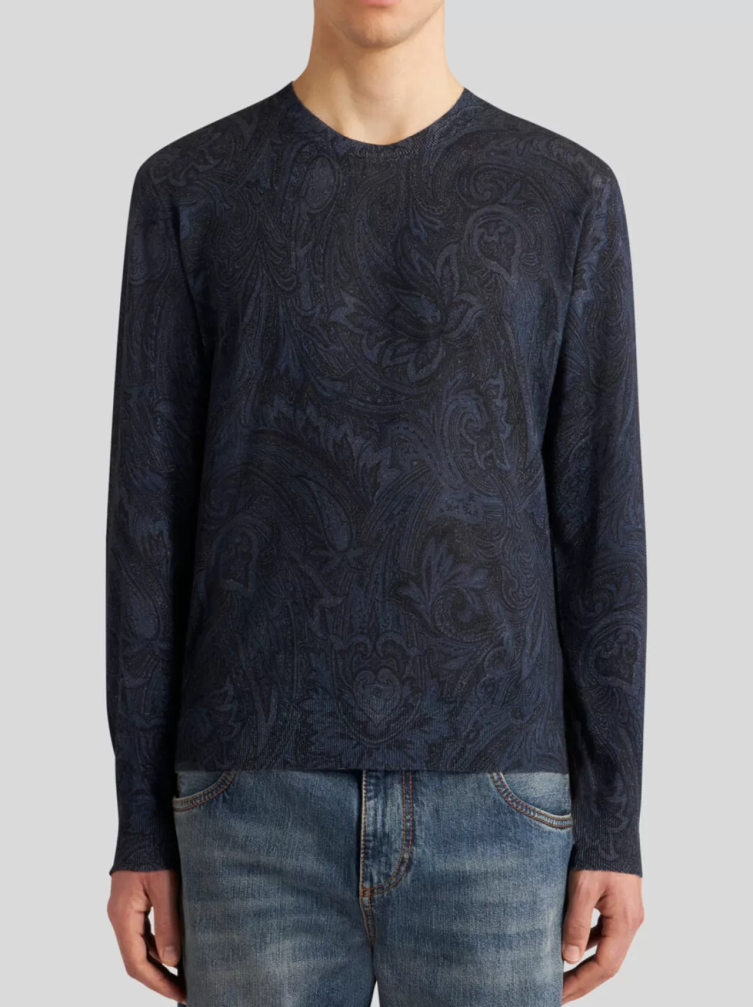 Best SILK AND CASHMERE PAISLEY SWEATER | Knitwear