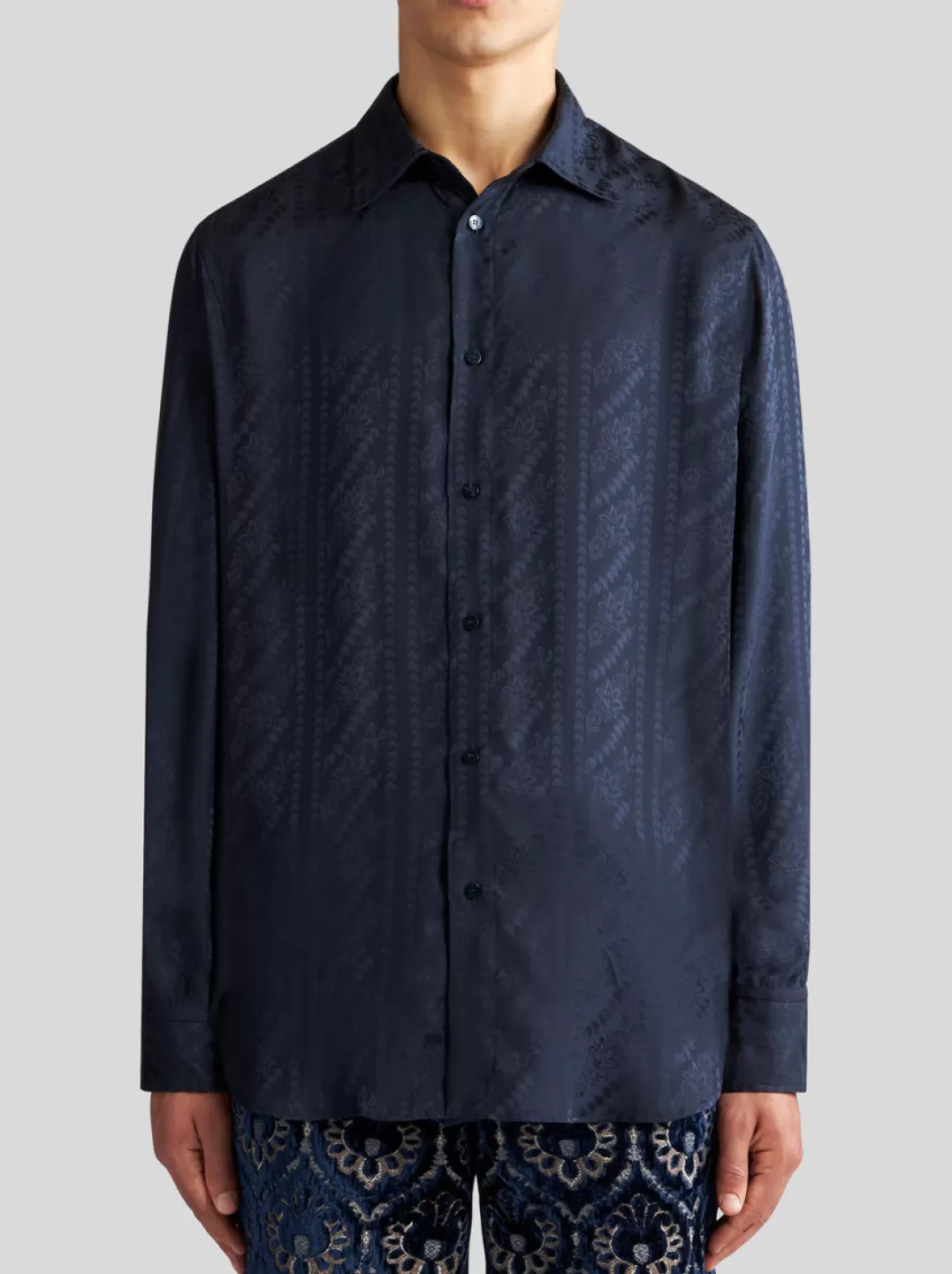 Shop SILK JACQUARD SHIRT | Shirts