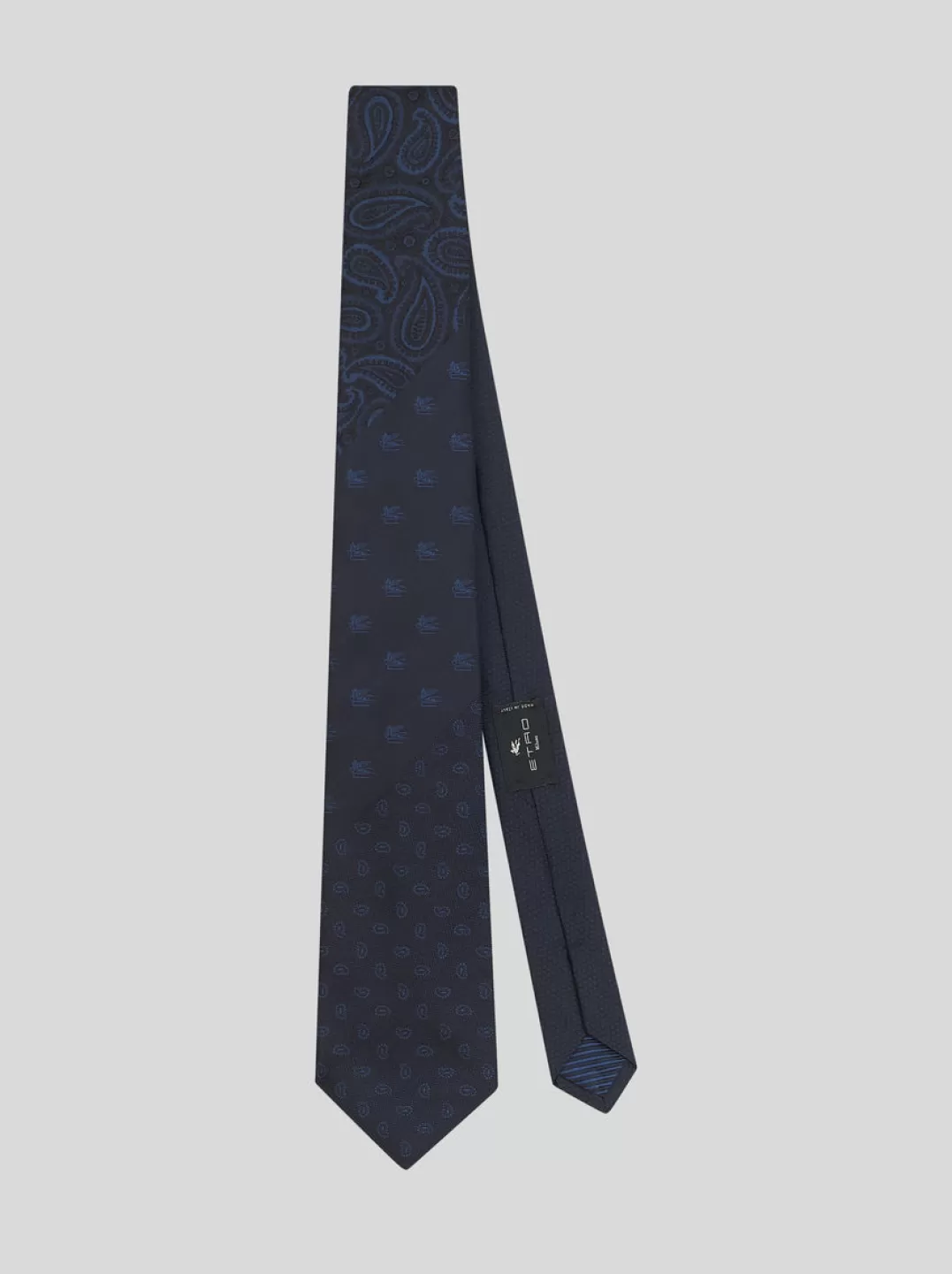 Shop Silk Tie With Paisley Designs | Men | Blue | Ties and Pocket Squares