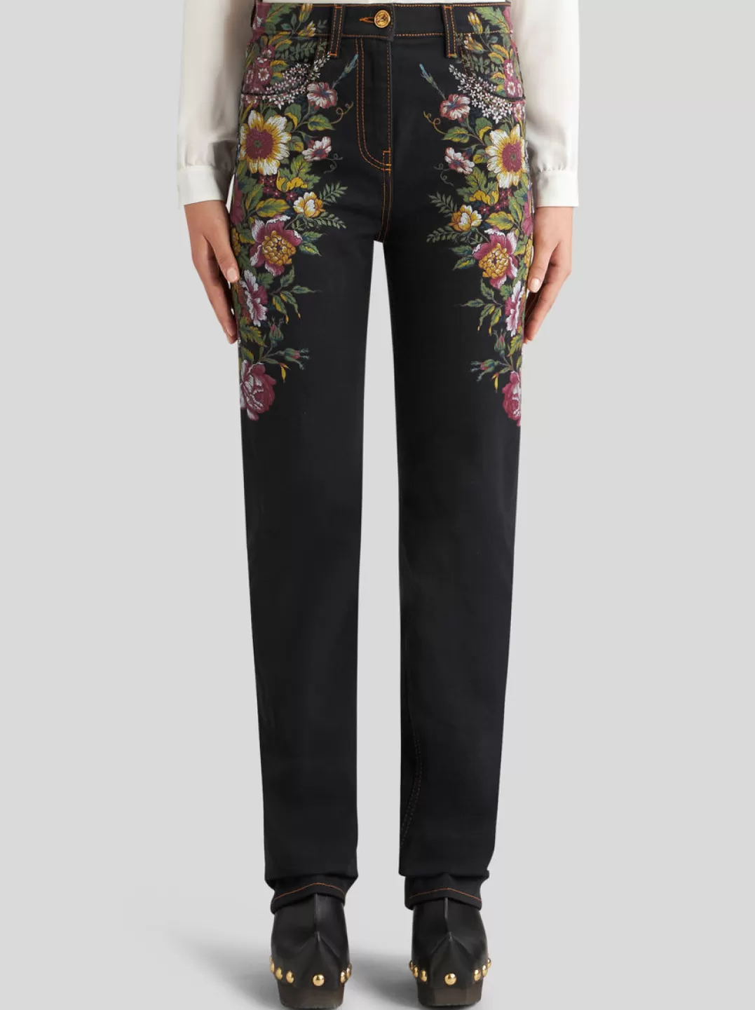 Best Skinny Jeans With Floral Print | Women | | Women Trousers