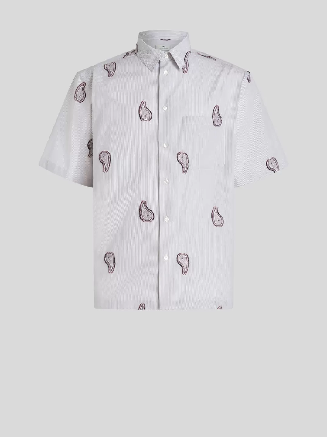 Outlet STRIPED SHIRT WITH PAISLEY EMBROIDERY | Shirts