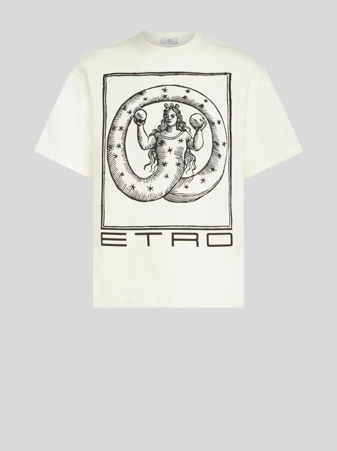 Cheap T-SHIRT WITH ALLEGORY OF ETERNITY PRINT | T-shirts