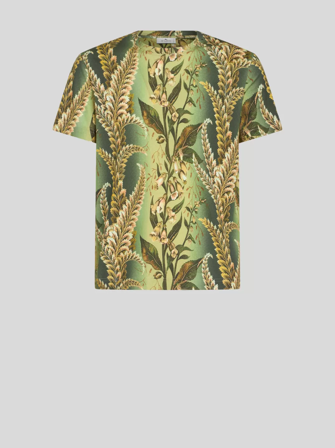 Hot T-SHIRT WITH FOLIAGE PRINT | T-shirts