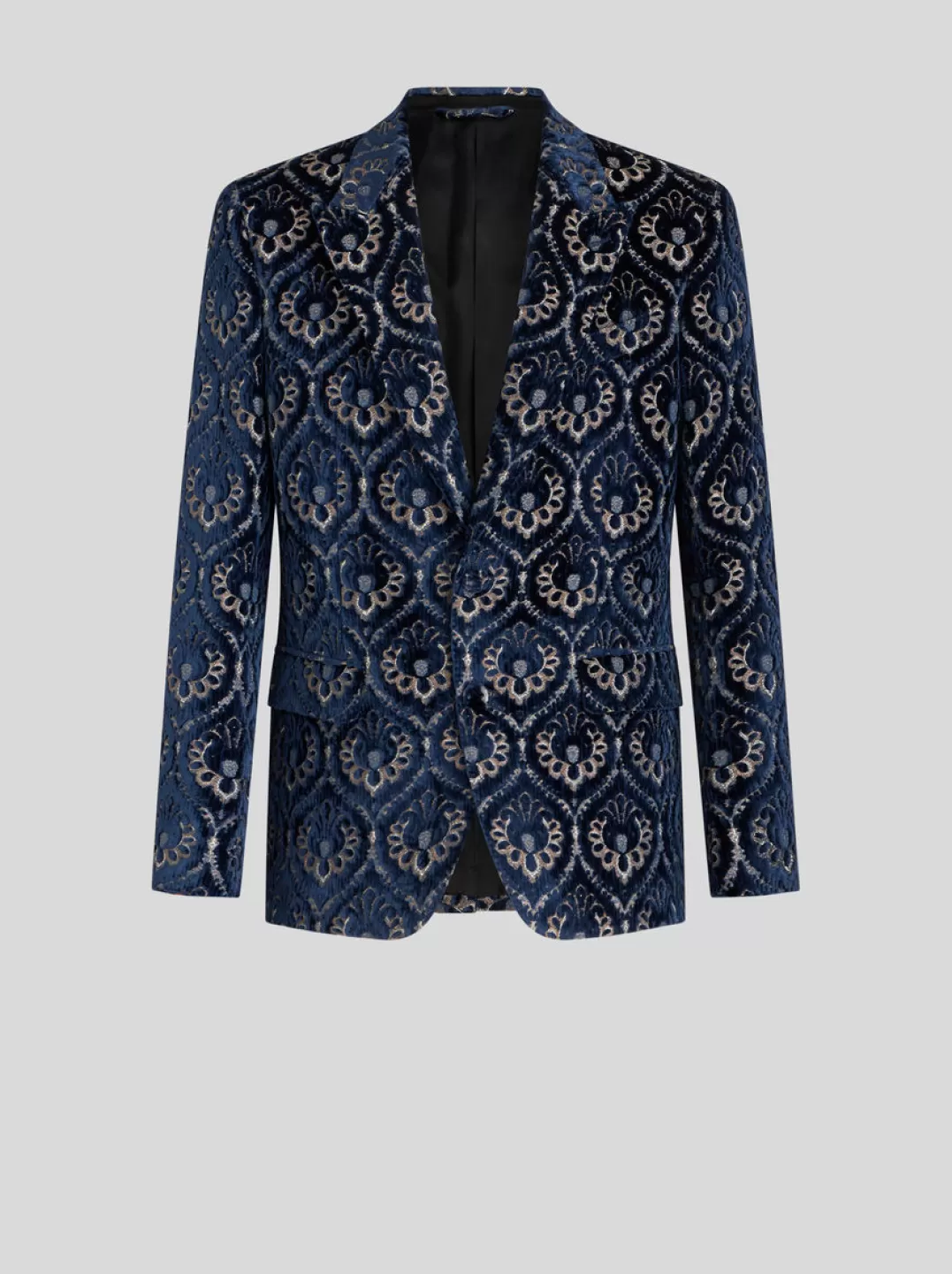 Fashion VELVET JACQUARD JACKET | Jackets