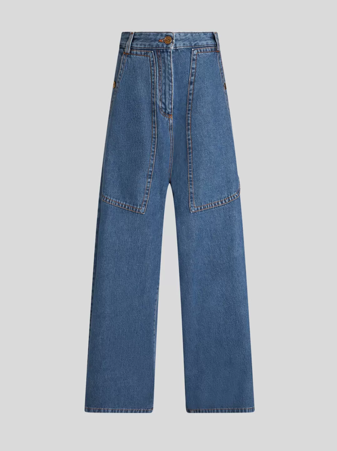 Cheap WIDE-LEG DENIM JEANS | Women Denim