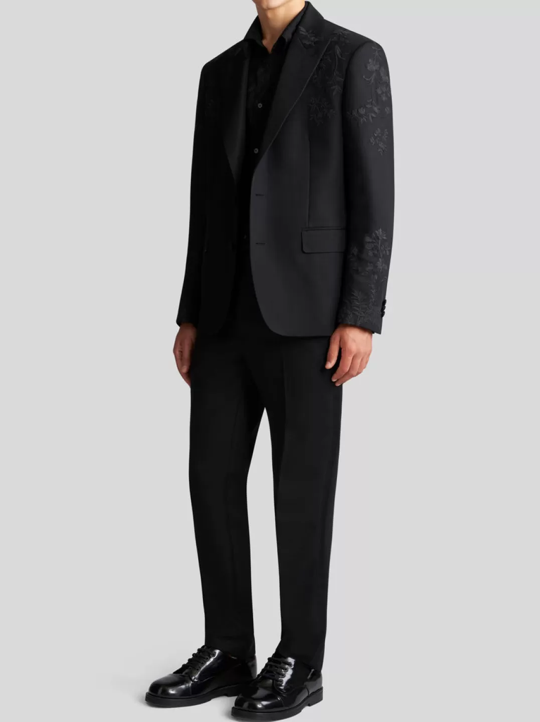 Discount WOOL AND MOHAIR SLIM-FIT TROUSERS | Trousers