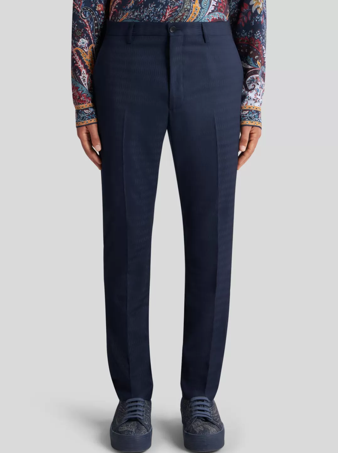 Hot WOOL JACQUARD TROUSERS | Trousers